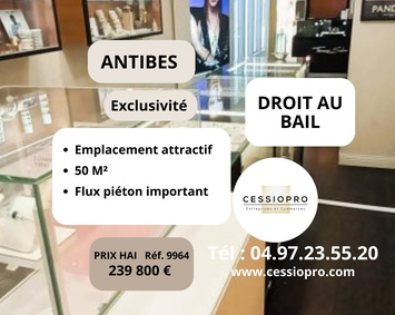 Location Local Commercial - Antibes (06600)