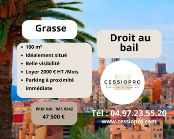 Location Local Commercial - Grasse (06130)