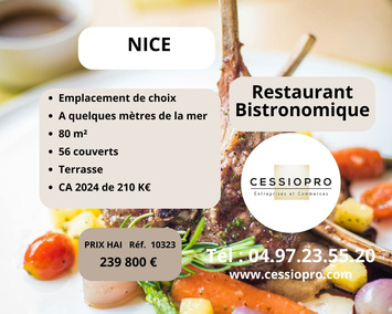 Vente - Restaurant - Nice (06200)
