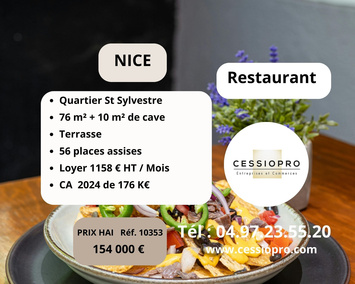 Vente - Restaurant - Nice (06100)
