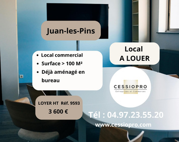 Location Local Commercial - Juan les pins (06160)
