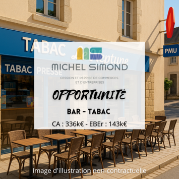 Vente - Bar - Brasserie - Tabac - FDJ - Loto - PMU - Presse - Morbihan (56)