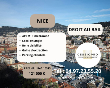 Location Local Commercial - Nice (06300)