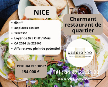 Vente - Restaurant - Nice (06000)