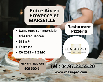 Vente - Restaurant - Pizzeria - Les Pennes-Mirabeau (13170)