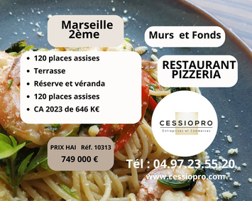 Vente - Restaurant - Pizzeria - Marseille 2ème (13002)