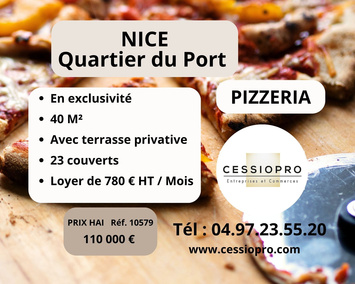 Vente - Restaurant - Pizzeria - Nice (06300)