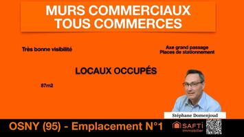 Vente de murs de boutique - Osny (95520)