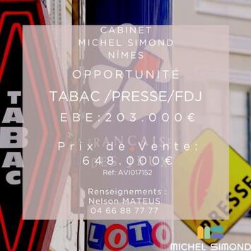 Vente - Tabac - Librairie - Loto - Presse - Gard (30)