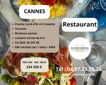 Vente - Restaurant - Cannes (06400)