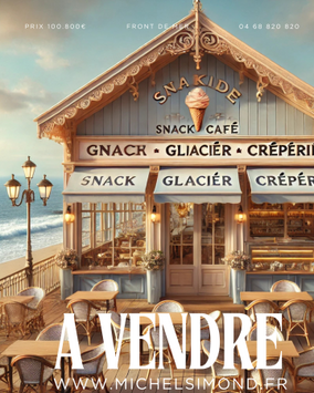 Vente - Restaurant rapide - Café - Crêperie - Glacier - Snack - Pyrénées-Orientales (66)
