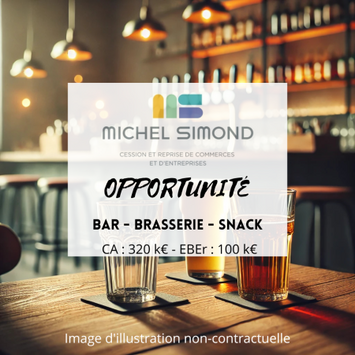Vente - Bar - Brasserie - Hôtel - Restaurant - Restaurant rapide - FDJ - Licence IV - Loto - PMU - Snack - Finistère (29)