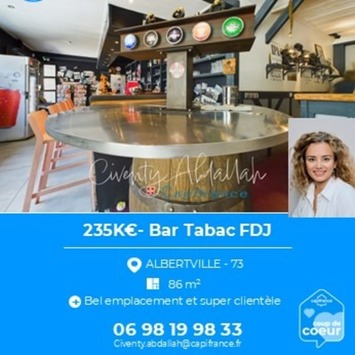 Vente - Bar - Brasserie - Tabac - Albertville (73200)