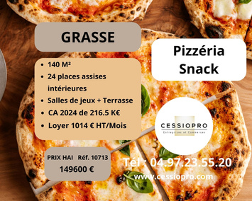 Vente - Restaurant - Restaurant rapide - Pizzeria - Snack - Grasse (06130)
