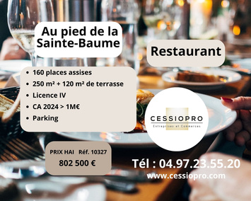 Vente - Restaurant - Licence IV - Aubagne (13400)