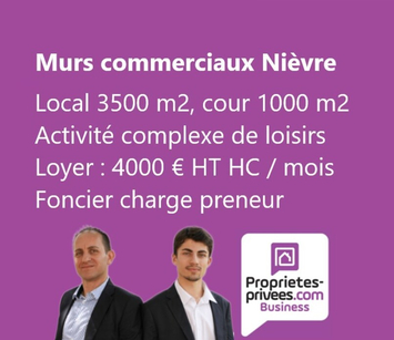 Vente de murs de boutique - Nièvre (58)