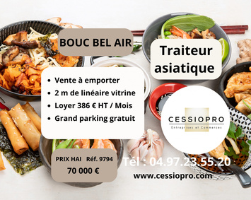Vente - Traiteur - Vente à emporter - Bouc-Bel-Air (13320)