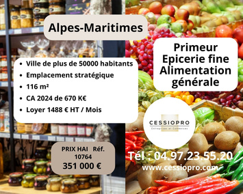 Vente - Alimentation - Epicerie - Fruits et légumes - Grasse (06130)
