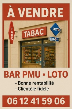 Vente - Bar - Tabac - Loto - PMU - Rouen (76000)
