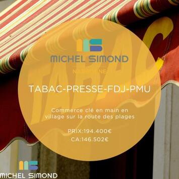 Vente - Tabac - Cadeaux souvenirs - Librairie - Loto - PMU - Presse - Aude (11)
