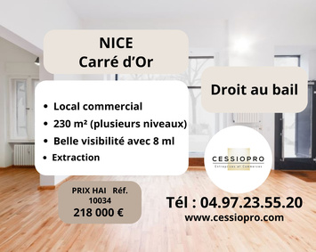 Location Local Commercial - Nice (06000)