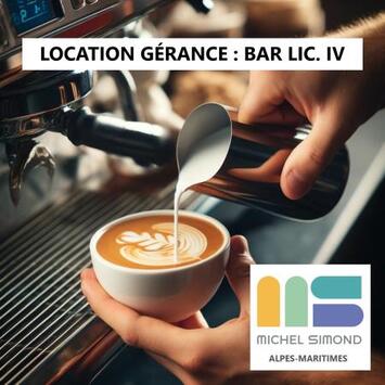 Vente - Bar - Brasserie - Licence IV - Alpes-Maritimes (06)