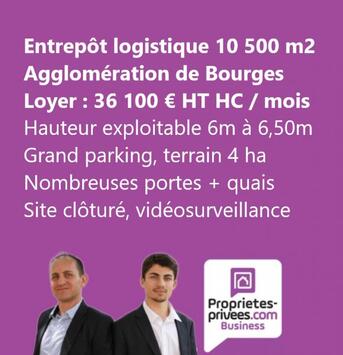 Location Entrepôt / Local d'activités - Cher (18)
