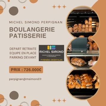 Vente - Boulangerie - Pâtisserie - Traiteur - Pyrénées-Orientales (66)