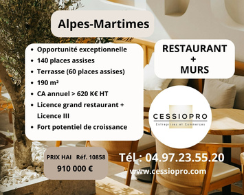 Vente - Restaurant - Peymeinade (06530)