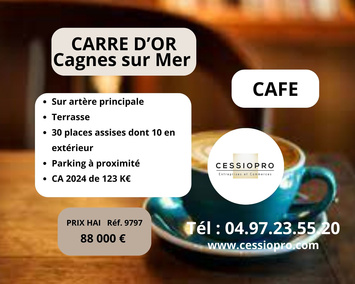 Vente - Restaurant - Café - Cagnes-sur-Mer (06800)