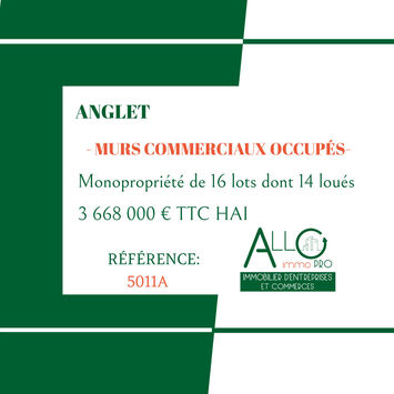 Vente de murs de boutique - Anglet (64600)