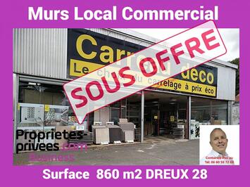 Vente de murs de boutique - Eure-et-Loir (28)