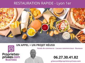 Vente - Restaurant - Restaurant rapide - Snack - Rhône (69)