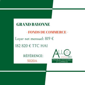 Vente - Restaurant rapide - Sandwicherie - Snack - Bayonne (64100)