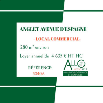 Location Local Commercial - Anglet (64600)