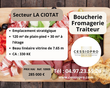 Vente - Boucherie - Fromagerie - Traiteur - La Ciotat (13600)