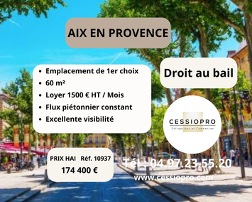 Location Local Commercial - Aix-en-Provence (13100)