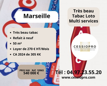 Vente - Tabac - Loto - Marseille 15ème (13015)-photo-1