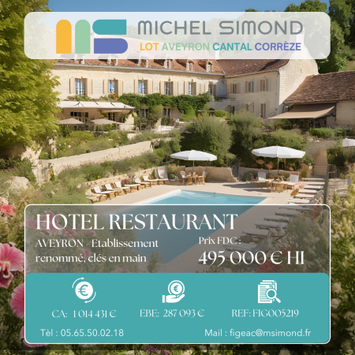 Vente - Hôtel - Restaurant - Licence IV - Aveyron (12)