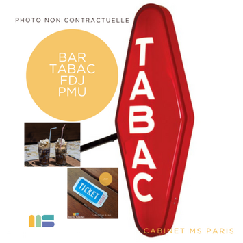 Vente - Bar - Brasserie - Tabac - FDJ - Licence IV - Loto - Paris (75)