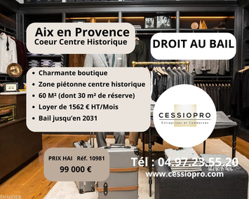 Location Local Commercial - Aix-en-Provence (13100)