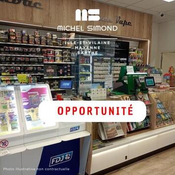 Vente - Tabac - Librairie - Loto - PMU - Presse - Ille-et-Vilaine (35)-photo-2