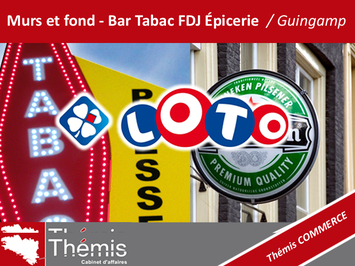 Vente - Bar - Tabac - Alimentation - Epicerie - FDJ - Guingamp (22200)