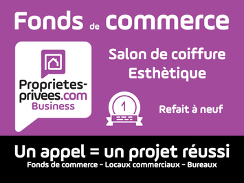 Vente - Esthétique - Salon de coiffure - Hérault (34)
