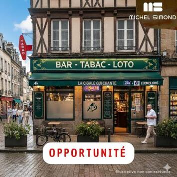 Vente - Bar - Brasserie - Tabac - Loto - PMU - Mayenne (53)