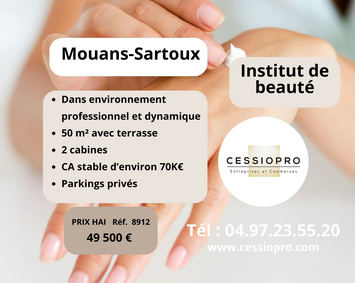 Vente - Esthétique - Institut de beauté - Mouans-Sartoux (06370)