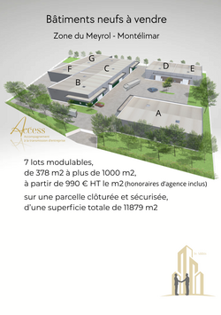 Vente Entrepôt / Local d'activités - Montelimar (26200)