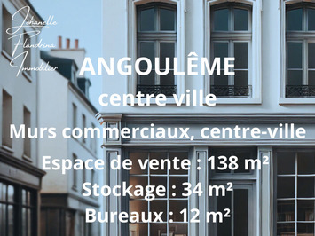 Vente de murs de boutique - Angouleme (16000)