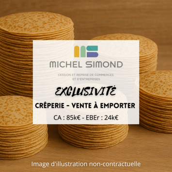 Vente - Restaurant - Restaurant rapide - Crêperie - Snack - Vente à emporter - Morbihan (56)