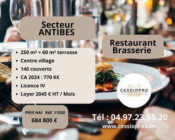 Vente - Brasserie - Restaurant - Antibes (06600)